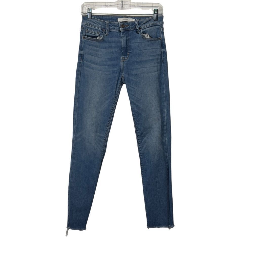 HIDDEN RAW HEM SKINNY JEAN size 27